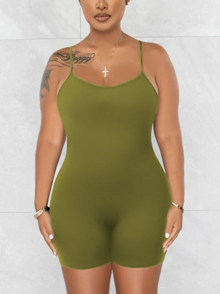 BASICS Adjustable Strap Skinny Romper AR5018