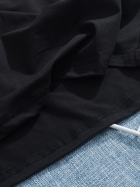 Plus Size Rhinestone Cartoon Decor T-shirt AR3077