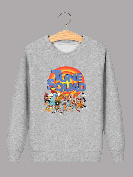 Plus Size Cartoon Letter Print Kangaroo Pocket Tracksuit Set AR7055