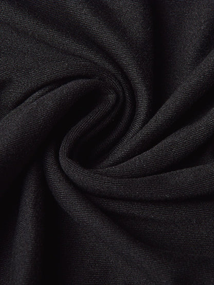 Plus Size Letter Print Kangaroo Pocket Tracksuit Set AR5082