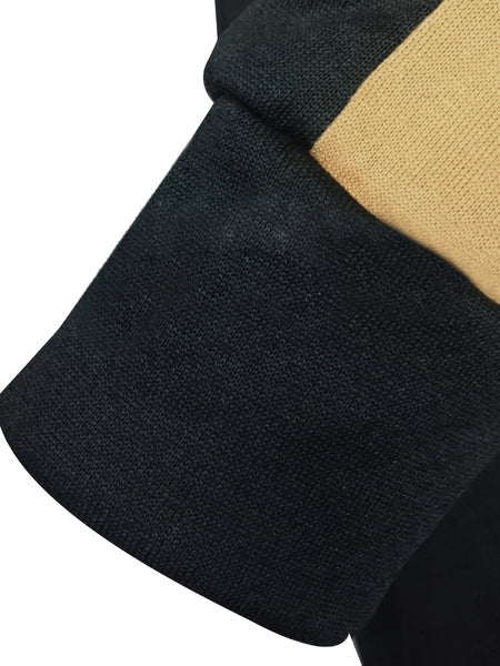 Plus Size Leisure Hooded Collar Patchwork Wine Red Two-piece Pants Set BO507 Furdela