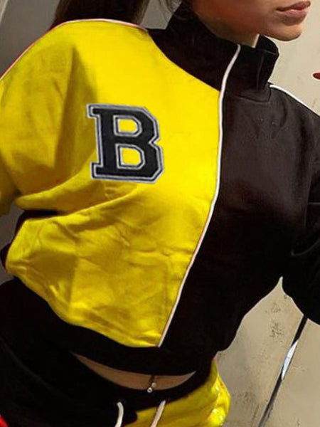 Plus Size Striped Drawstring Pants Set AT9070