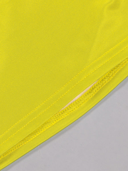 Plus Size Off The Shoulder Plaid Print Thigh Slit Skirt Set AC2057