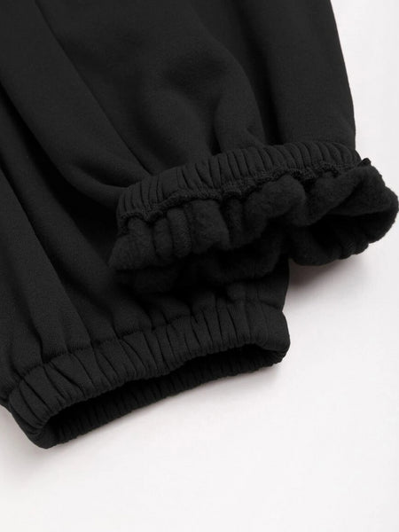 Plus Size Cartoon Letter Print Pants Set BO2157