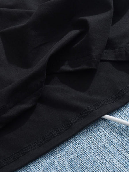 Plus Size Queen Letter Decor T-shirt BO304