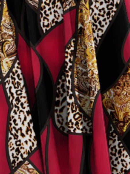 Cami Geometric Print Drawstring Three Piece Pants Set BO5084 Furdela