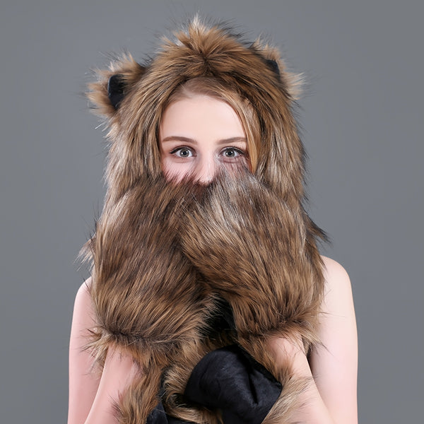 Women Anime Spirit Animal Hood TH4257 Furdela