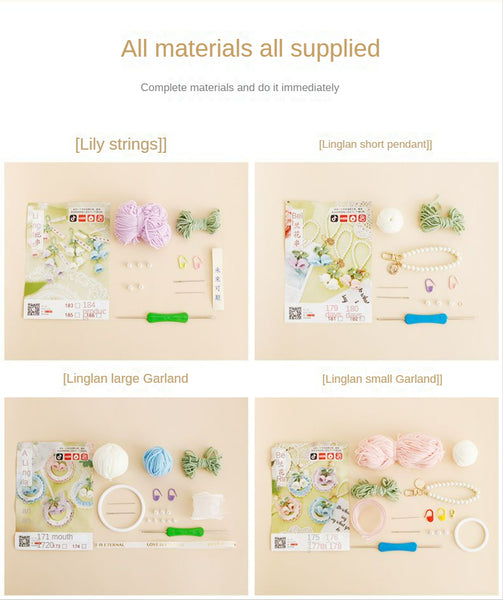 DIY Lily of the valley pendant