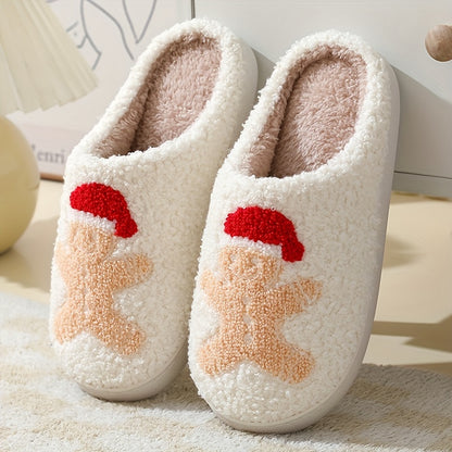 Christmas Tree Pattern Fuzzy Slippers DR6521 Furdela