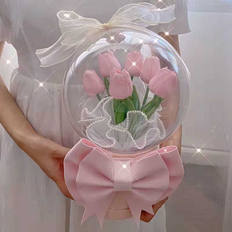 DIY Tulip Bubble LED Flower Bouquet LIN125 - Furdela