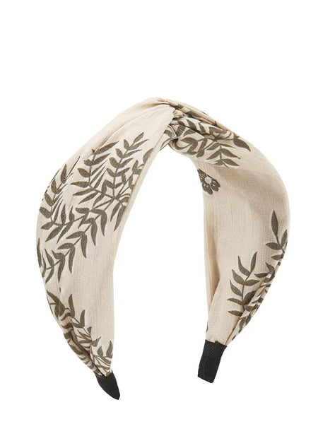 3 Pieces Set Women Artsy Floral Print Cross Hair Band Ada Fashion