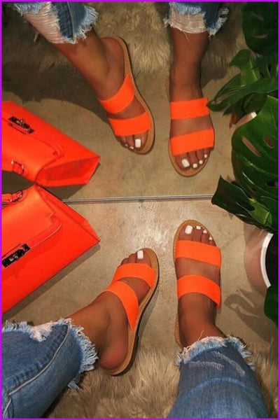 3 Colors Beach Slippers Sandles F166 - Furdela