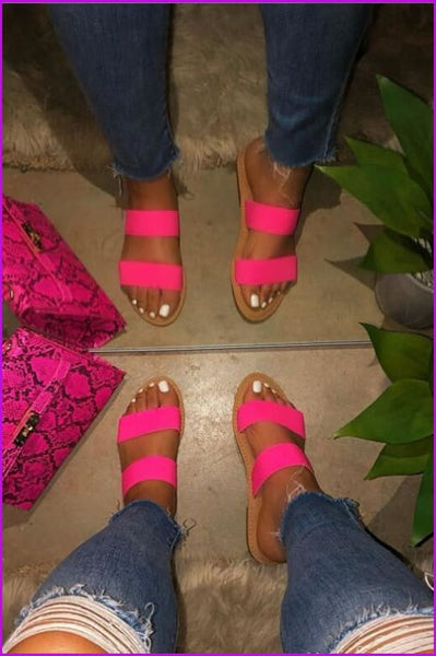 3 Colors Beach Slippers Sandles F166 - Furdela