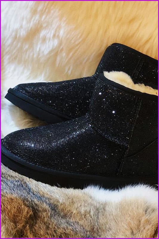 3 Colors Glitter Boots F300 - Furdela