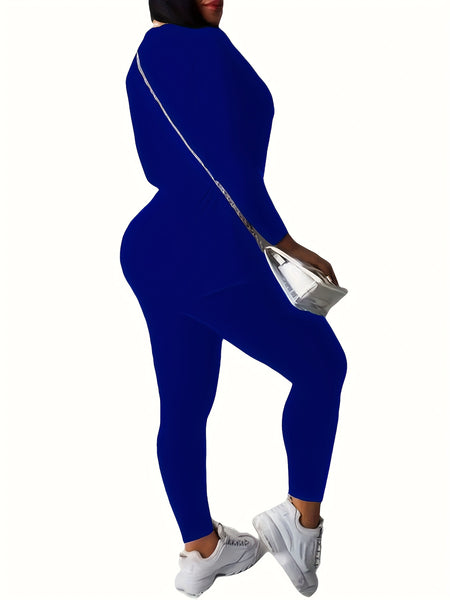 Letter Print Casual Two-piece Set TF8521 Furdela