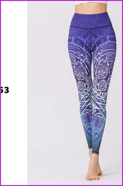 3D Printing Sports Fitness Yoga Pants DE136 - Furdela