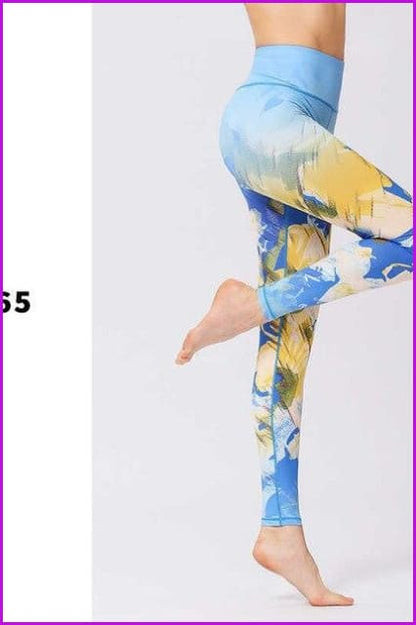 3D Printing Sports Fitness Yoga Pants DE136 - Furdela