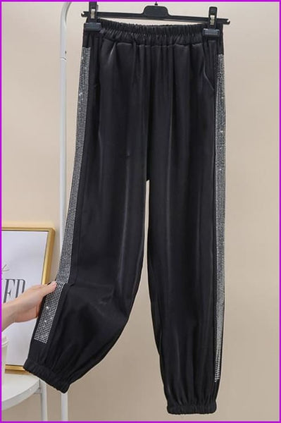4 Colors Bling Bling Loose Pants F117 - Furdela