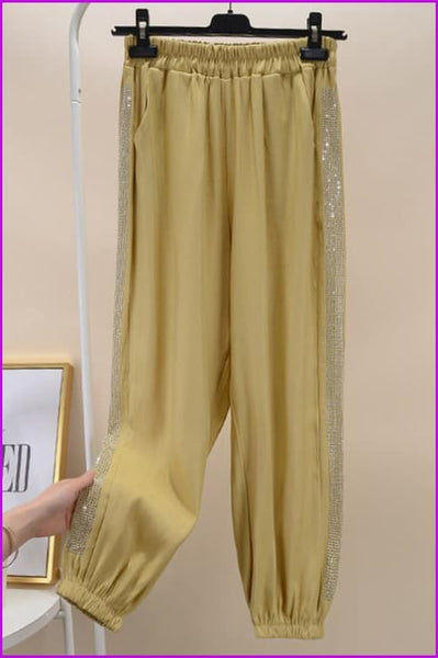 4 Colors Bling Bling Loose Pants F117 - Furdela