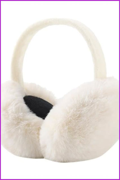 4 Colors Faux Fur Winter Earmuffs - Furdela