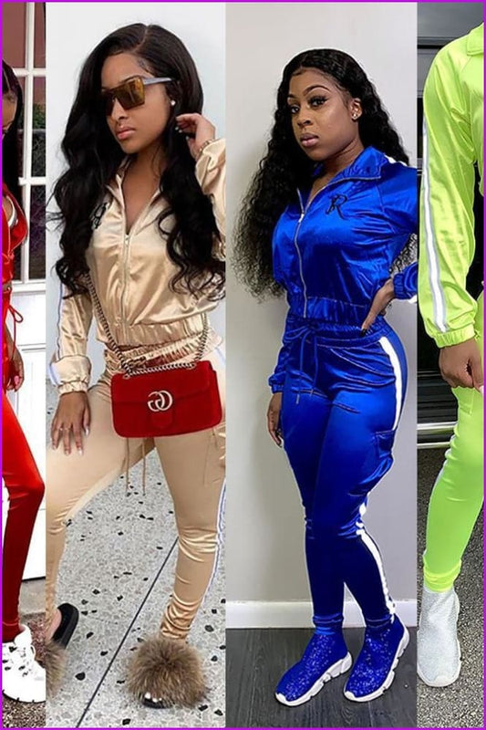 4 Colors Reflective Sport Suit F219 - Furdela