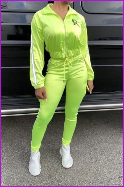 4 Colors Reflective Sport Suit F219 - Furdela