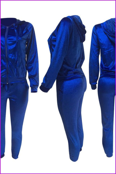 4 Colors Sports Suit Top and Pants 2pcs Set F227 - Furdela