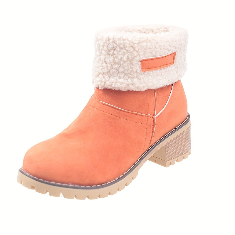 Women's Warm Plush Lined Boots RB1478 Furdela