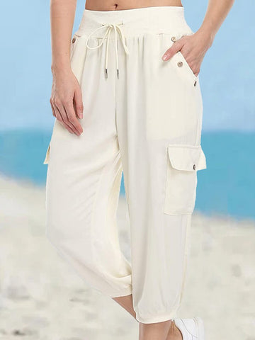 Loose Drawstring Casual Pants  QN86