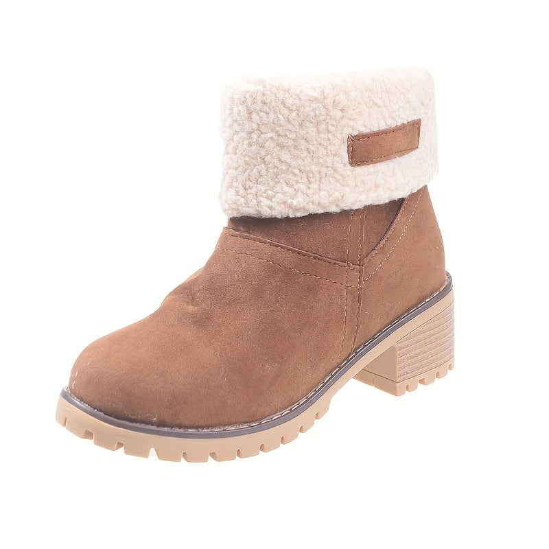 Women's Warm Plush Lined Boots RB1478 Furdela