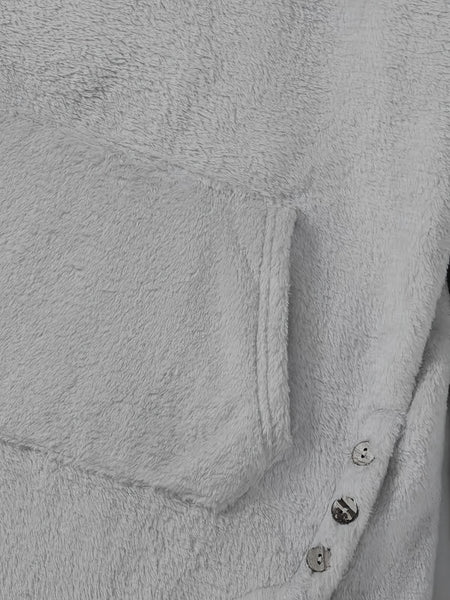 Graphic Print Fluffy Loose Cat Ears Hoodie RK7354 Furdela