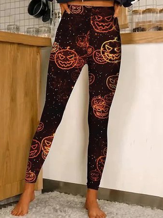 Halloween Casual Leggings  QS72