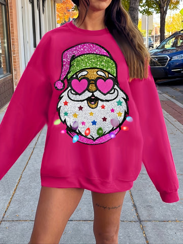Christmas Santa Claus Print Sweatshirt JK0210 Furdela
