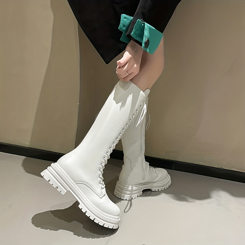 Women's Platform Knee High Boots KF6970 Furdela