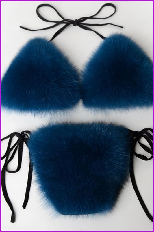 {5-7 days wait for make} New Color Fur Bikini F957 - Furdela