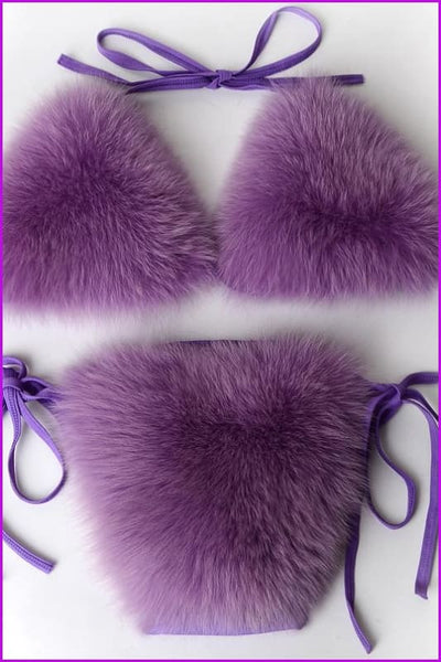 {5-7 days wait for make} New Color Fur Bikini F957 - Furdela