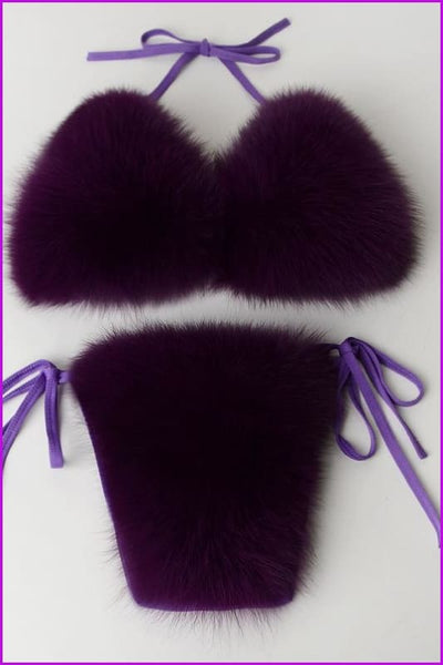{5-7 days wait for make} New Color Fur Bikini F957 - Furdela
