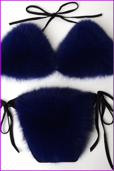 {5-7 days wait for make} New Color Fur Bikini F957 - Furdela