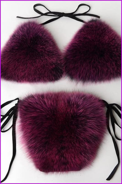 {5-7 days wait for make} New Color Fur Bikini F957 - Furdela