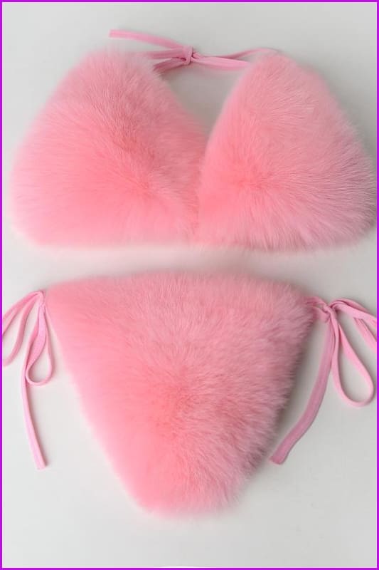 {5-7 days wait for make} New Color Fur Bikini F957 - Furdela
