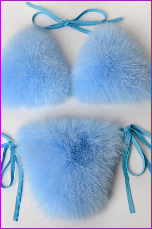 {5-7 days wait for make} New Color Fur Bikini F957 - Furdela