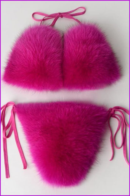 {5-7 days wait for make} New Color Fur Bikini F957 - Furdela