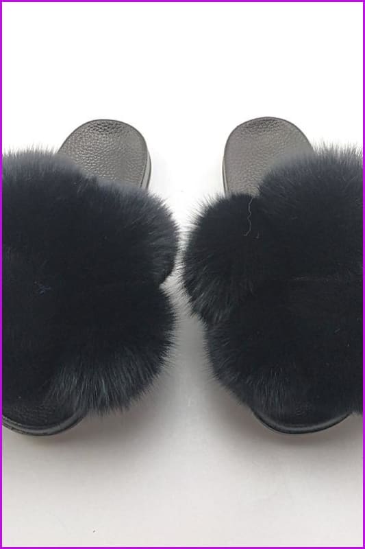 {5-7 days wait for make} New Fluffy Balls Slides F838 - Furdela