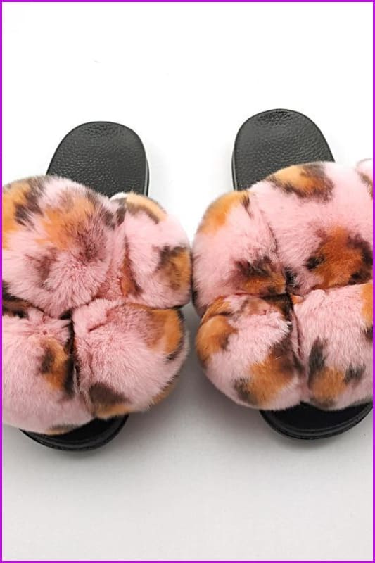 {5-7 days wait for make} New Fluffy Rabbit Balls Slides F838 - Furdela