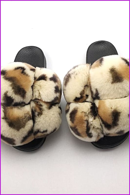 {5-7 days wait for make} New Fluffy Rabbit Balls Slides F838 - Furdela