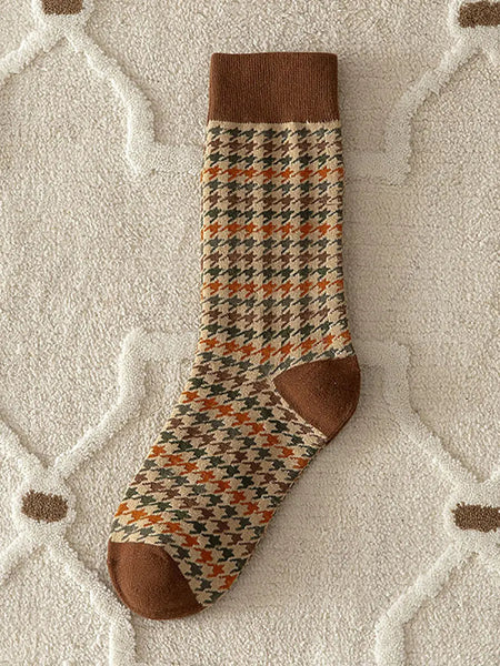 5 Pairs Women Vintage Warm Socks Ada Fashion