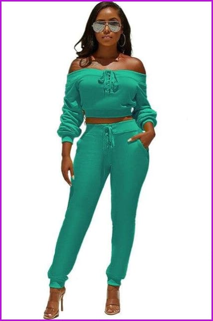 5 Colors Bandage Two Pieces Sets F207 - Furdela