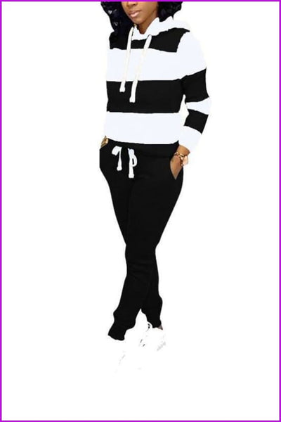 5 Colors Casual Hoodie And Pants Set F275 - Furdela