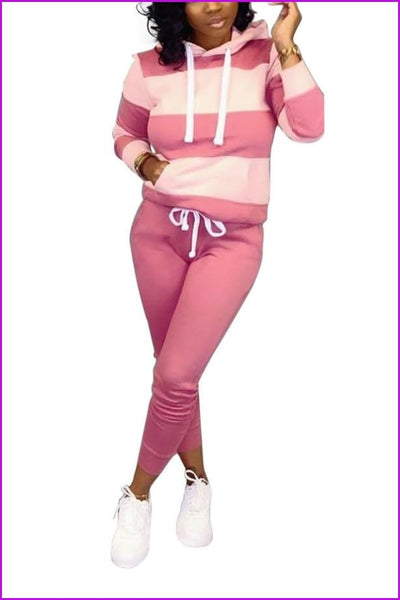 5 Colors Casual Hoodie And Pants Set F275 - Furdela