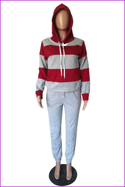 5 Colors Casual Hoodie And Pants Set F275 - Furdela